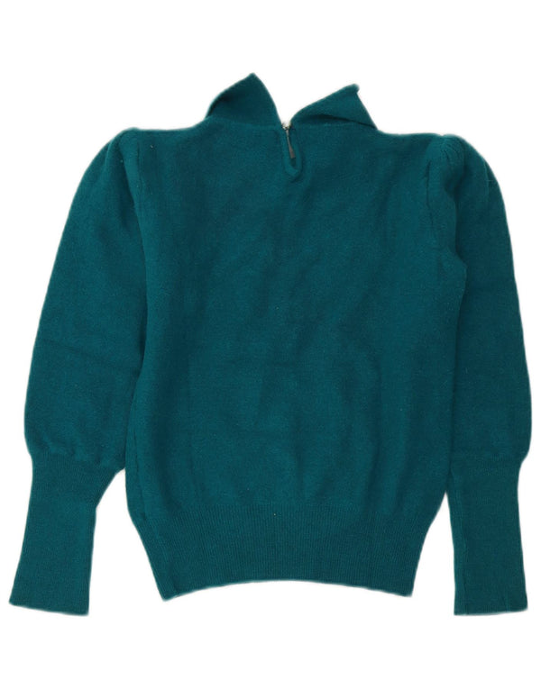 Niki Line Rollkragenpullover für Damen, Gr. 10, Small Blue Angora