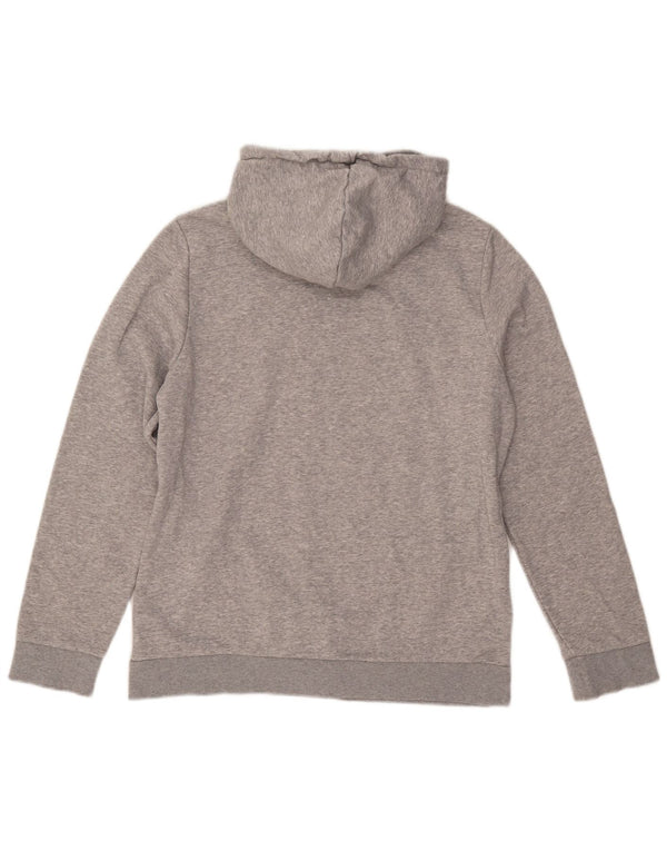 Adidas Damen Graphic Hoodie Pullover UK 16/18 Große grau gefleckte Baumwolle
