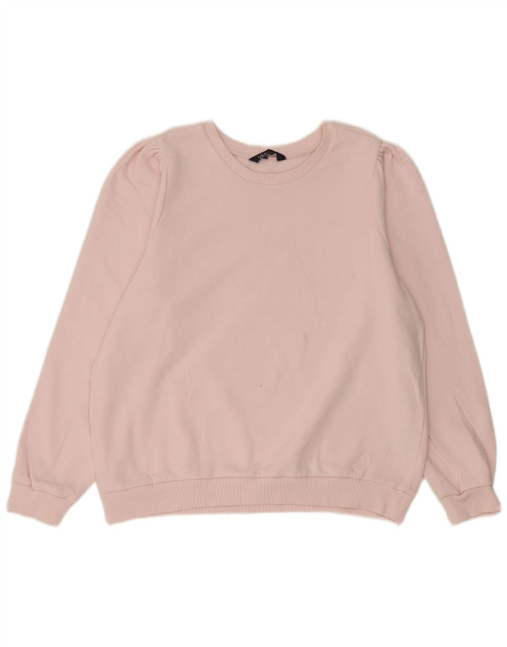 Marks & Spencer Damen-Sweatshirtpullover UK 16 Large Rosa Baumwolle