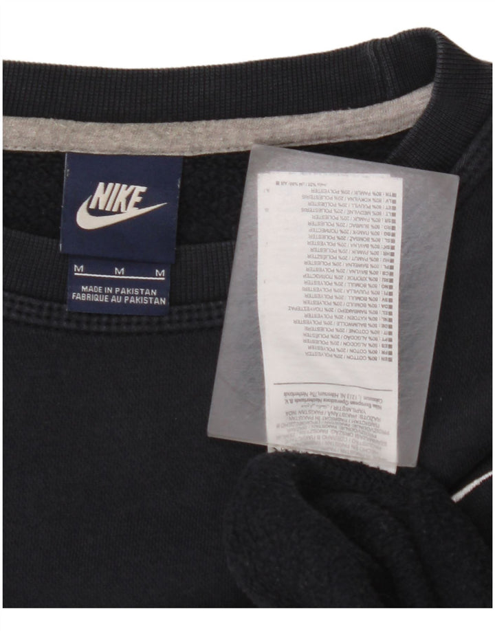 NIKE Herren-Sweatshirt, mittelgroß, marineblau, Baumwolle