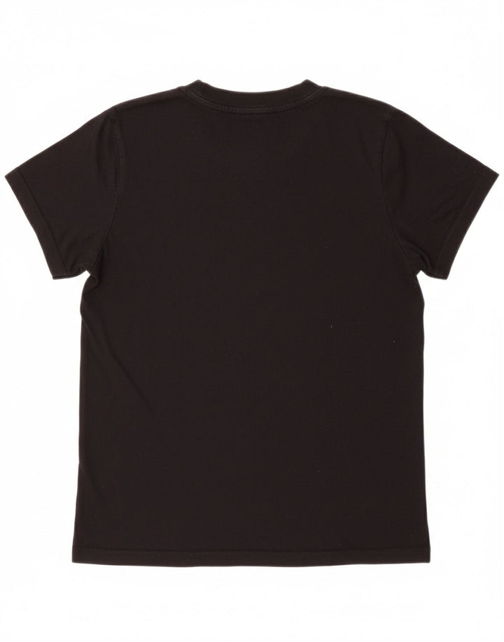 VANS Womens Graphic T-Shirt Top UK 12 Medium Black Cotton