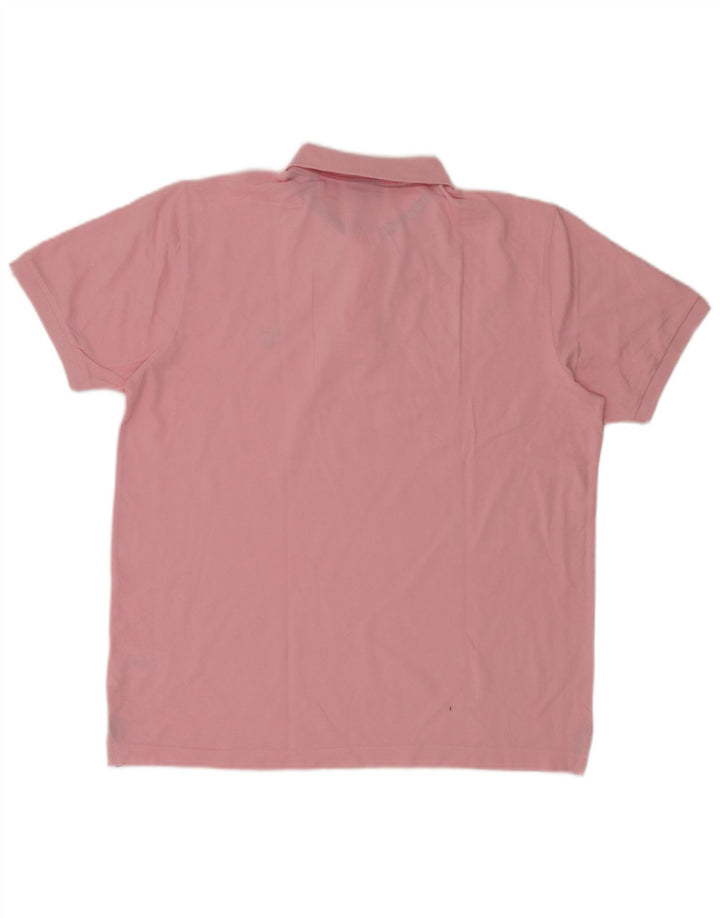 Gant Herren Poloshirt XL Rosa Baumwolle