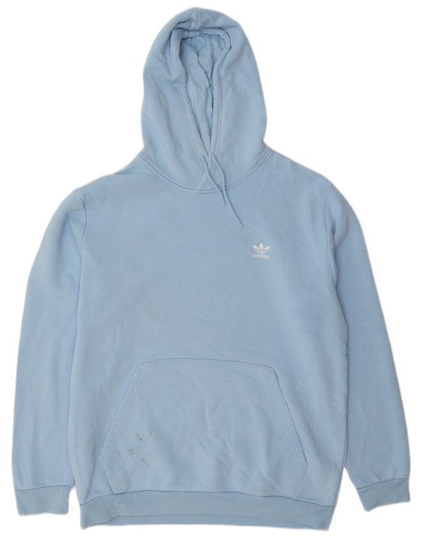 Adidas Herren Kapuzenpullover XL Blau Baumwolle