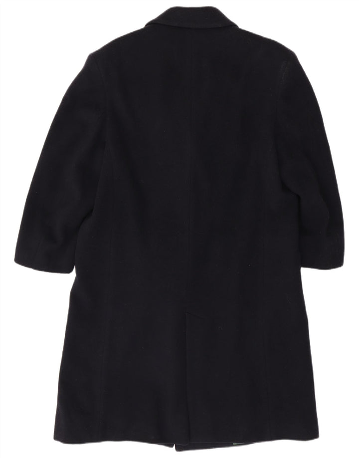Brooksfield Zweireihiger Damenmantel mit 3/4-Ärmeln, Größe 46, Marineblau