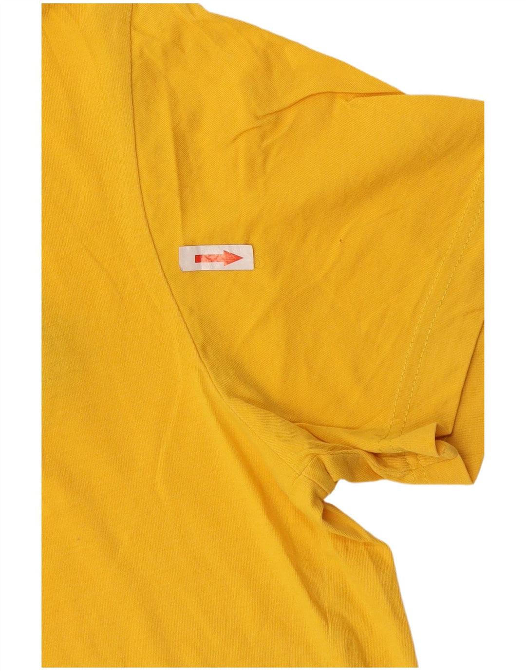 Champion Herren Grafik-T-Shirt-Oberteil Mittelgelb