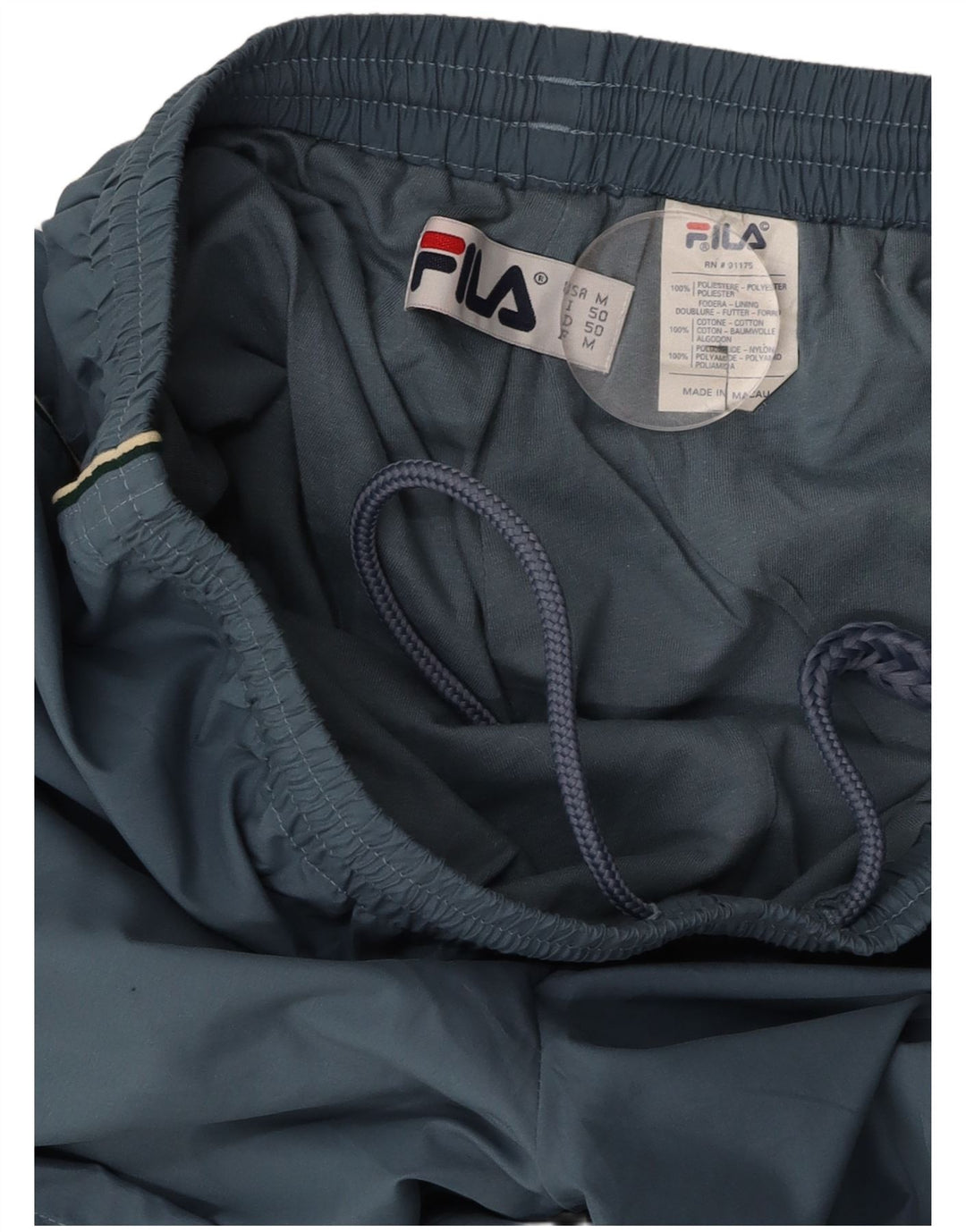 FILA Herren-Trainingshose aus mittelblauem Polyester