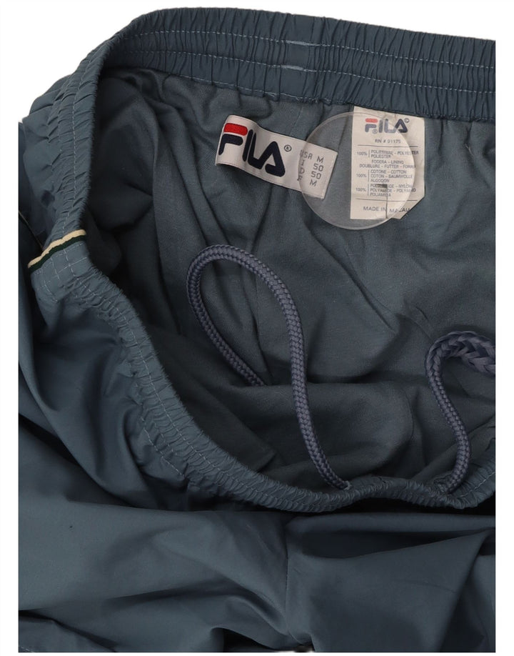 FILA Herren-Trainingshose aus mittelblauem Polyester