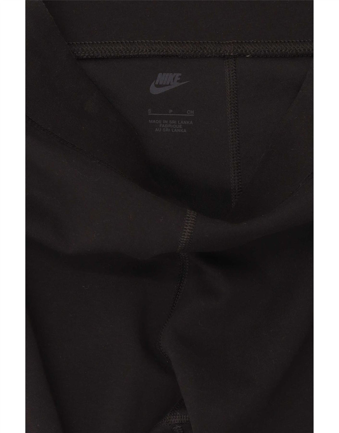 Nike Womens Graphic Leggings UK 8 Small Schwarz Baumwolle