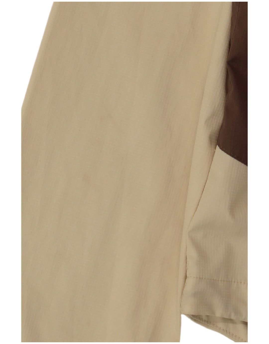 JACK WOLFSKIN Damen Übergroße Regenjacke UK 10 Small Beige Colourblock