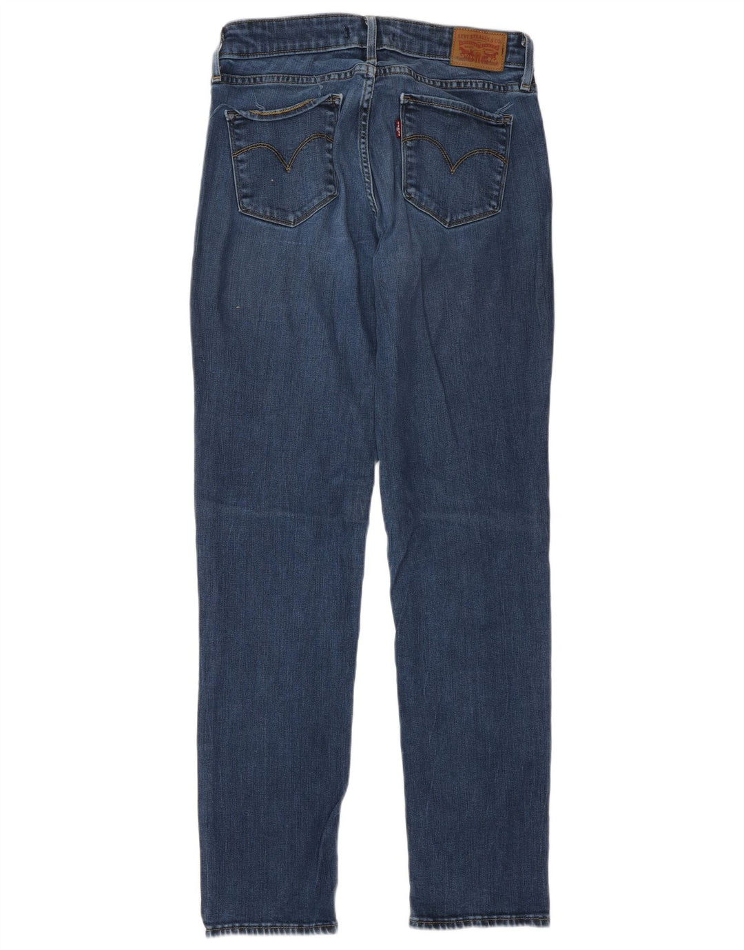 Levi's Damen 712 Slim Jeans W28 L32 Blaues Lyocell