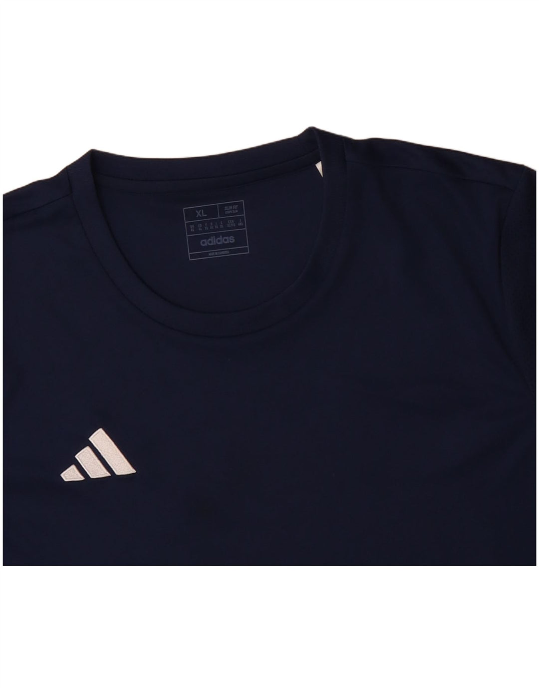ADIDAS Herren Aeroready Slim Fit T-Shirt Top XL Marineblau Polyester