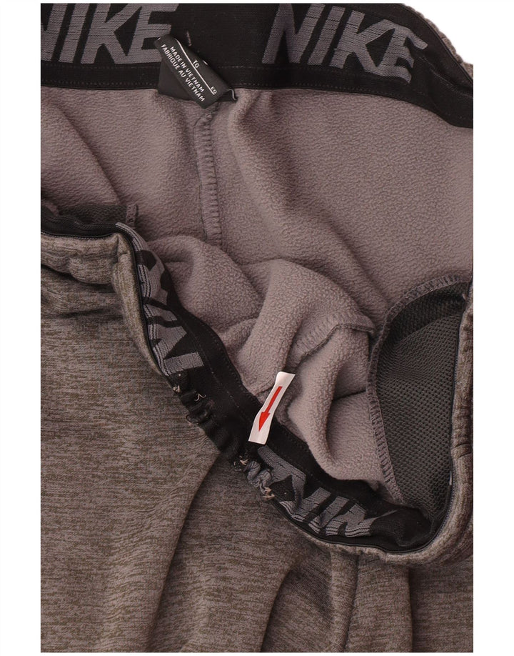 Nike Herren Dri Fit Trainingshose Jogger XL Grau geflecktes Polyester