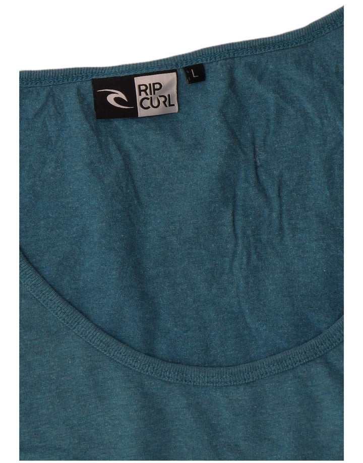 Rip Curl Damen-Weste-Top, UK 16, groß, blau gestreift, Baumwolle