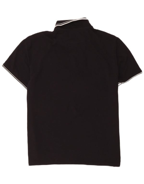 Champion Herren Poloshirt 2XL schwarz gestreift aus Baumwolle