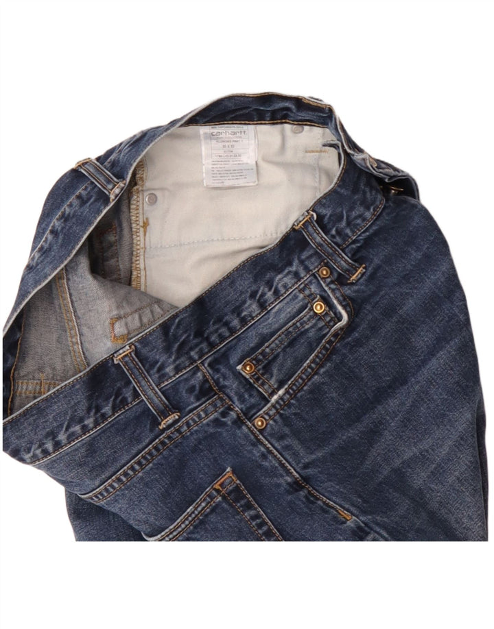 Carhartt Herren Klondike Straight Jeans W30 L32 Blaue Baumwolle
