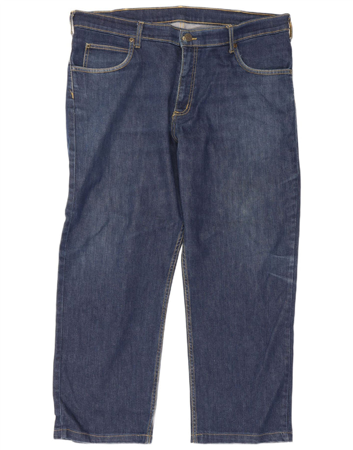 Lee Herren Brooklyn Straight Jeans W40 L27 Blaue Baumwolle