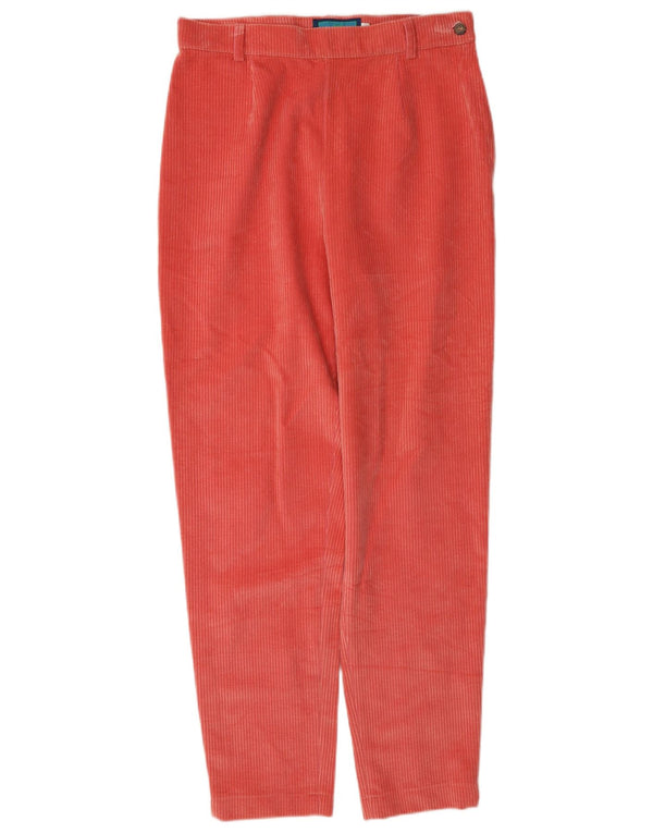 Belfe & Womens Tapered Cordhose IT 46 Large W30 L30 Rote Baumwolle