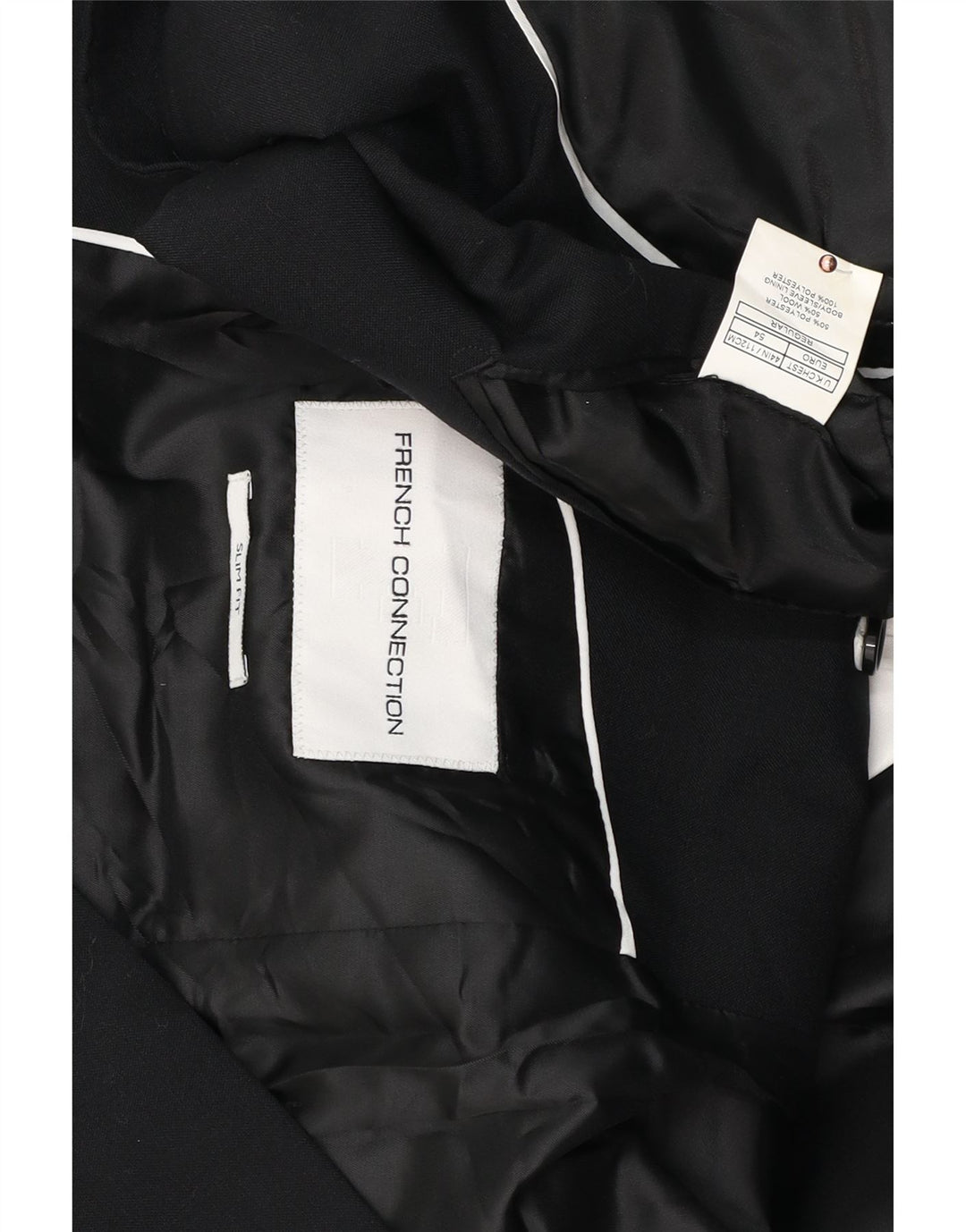 French Connection Herren-Blazer mit 2 Knöpfen, schmale Passform, UK 44, 2XL, Marineblau