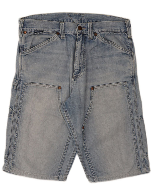 Meltin' Pot Herren Cargo-Jeansshorts W31 Mittelblau