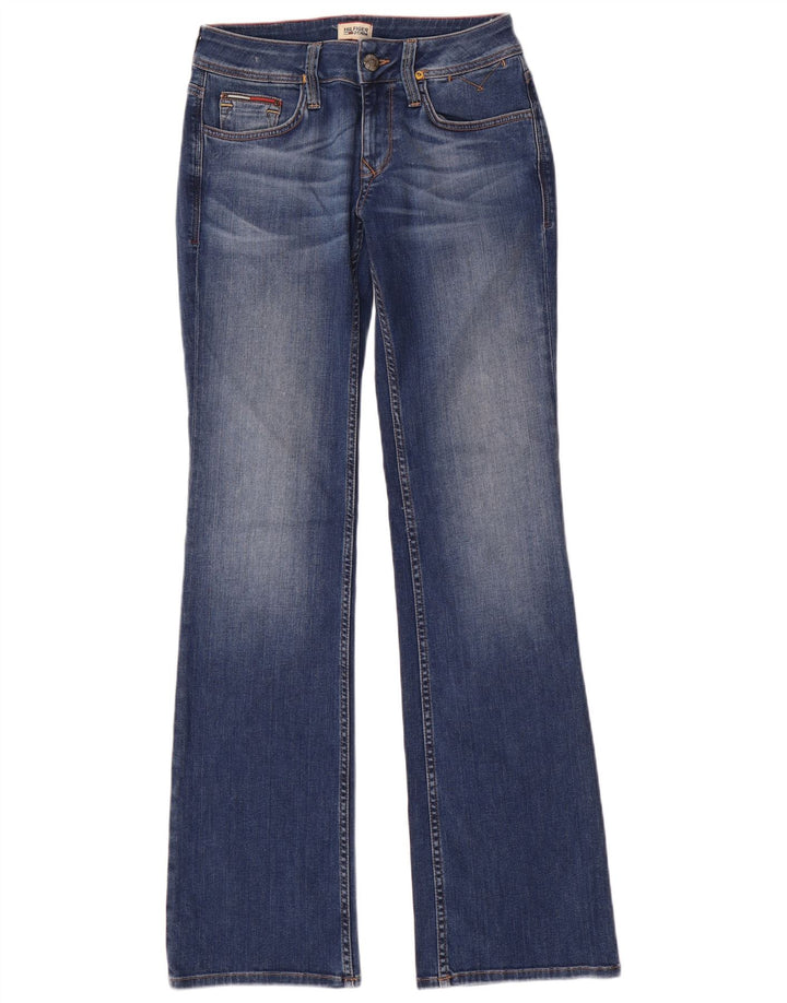Tommy Hilfiger Damen Bootcut Jeans W28 L34 Blaue Baumwolle