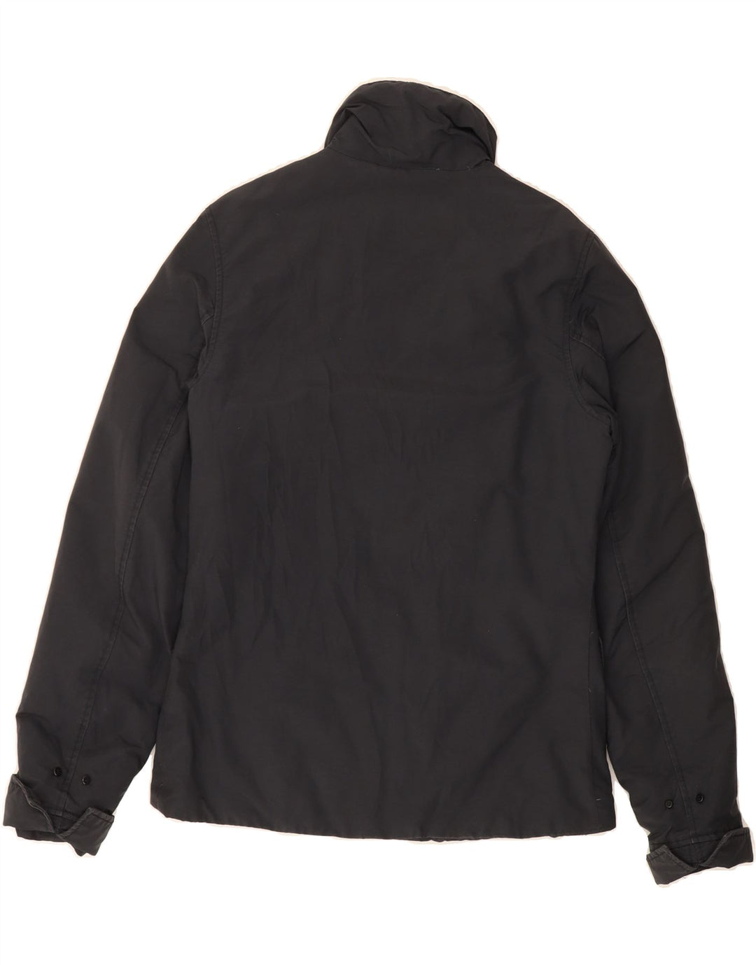 REFRIGUE Womens Bomber Jacket UK 16 Large Navy Blue Nylon Vintage Refrigue and Second-Hand Refrigue from Messina Hembry 