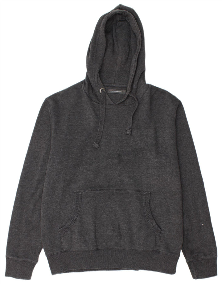 French Connection Herren-Kapuzenpullover aus mittelgrauer Baumwolle