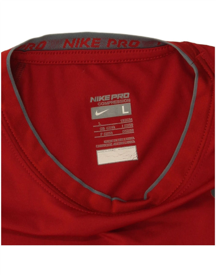 Nike Herren T-Shirt Top UK 42/44 Large Rot