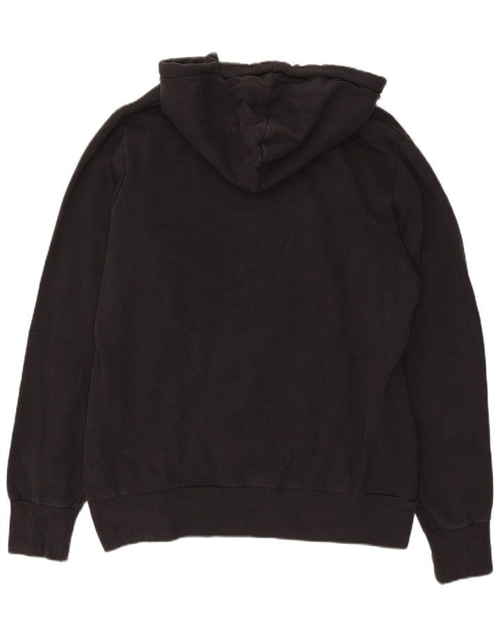 Herren-Kapuzenpullover mit Grafik, 2XL, schwarze Baumwolle
