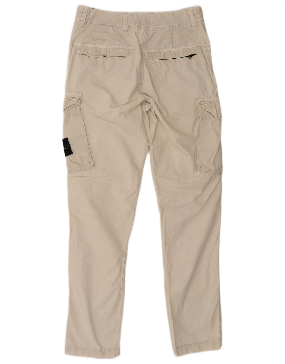 STONE ISLAND Herren Slim Cargohose W29 L29 Beige Baumwolle