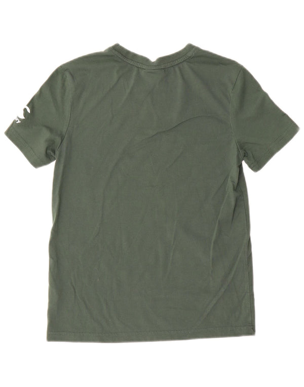 Canterbury T-Shirt mit Grafik für Jungen, 9–10 Jahre, grüne Baumwolle