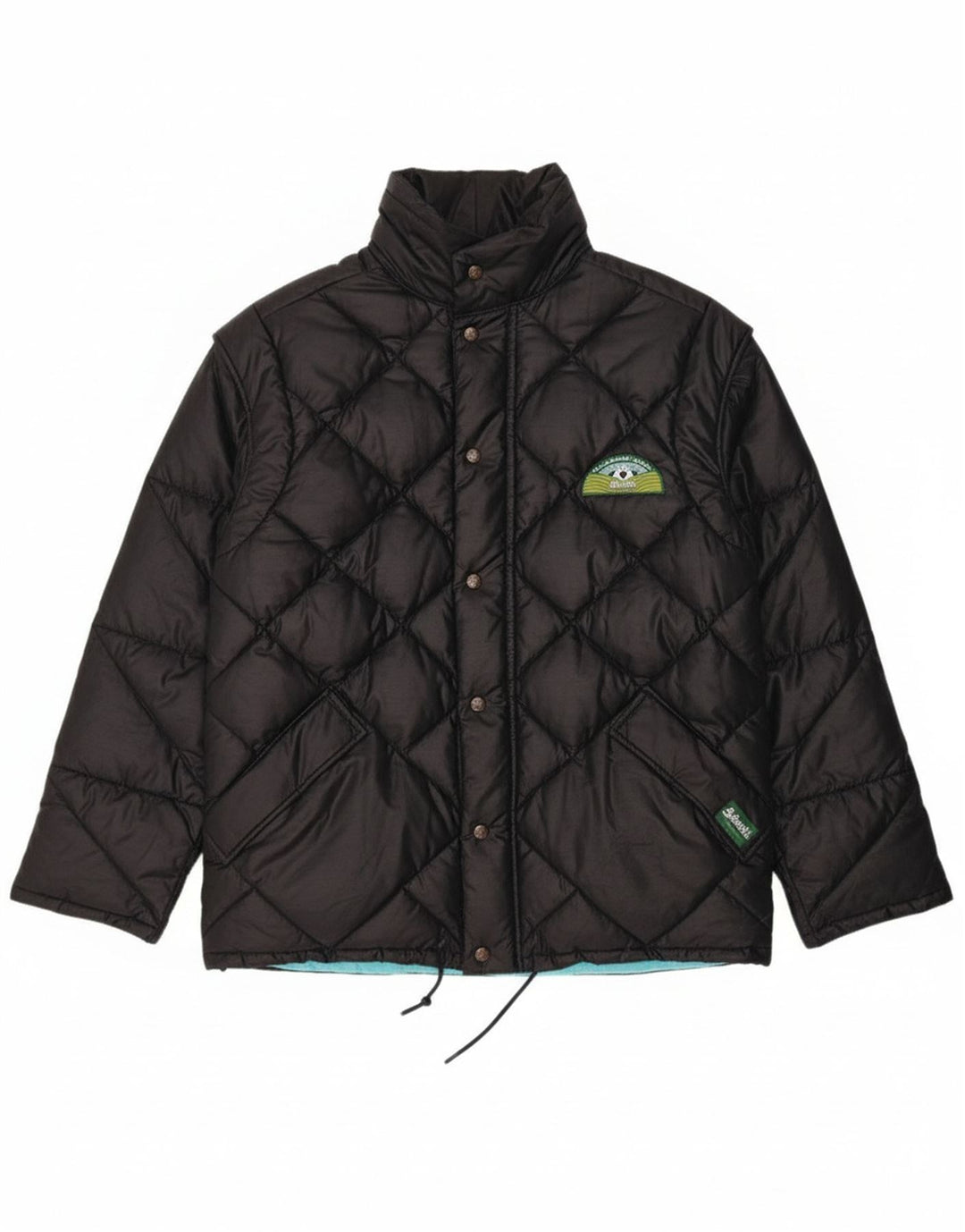 DOLOMITE Herren Reversible Wattierte Jacke UK 34 XS Schwarz Polyester
