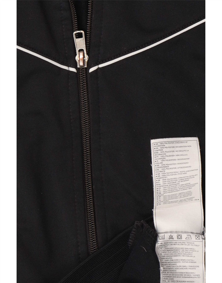 Nike Damen-Trainingsanzug-Top-Jacke, Größe S, UK 8, Schwarz, Polyester