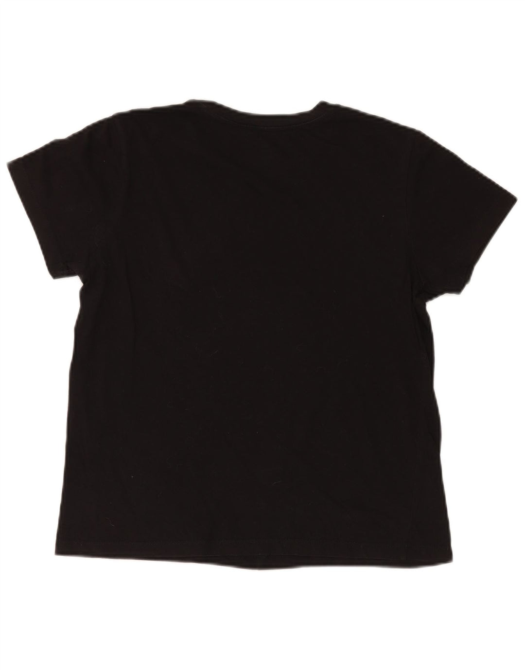 Vans Damen Grafik-T-Shirt-Oberteil UK 14 Medium Schwarz