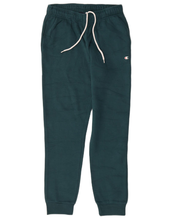Champion Herren-Trainingshose, Jogginghose, Größe S, Grün, Baumwolle