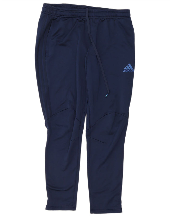 Adidas Damen Trainingshose UK 18 XL Marineblau Polyester