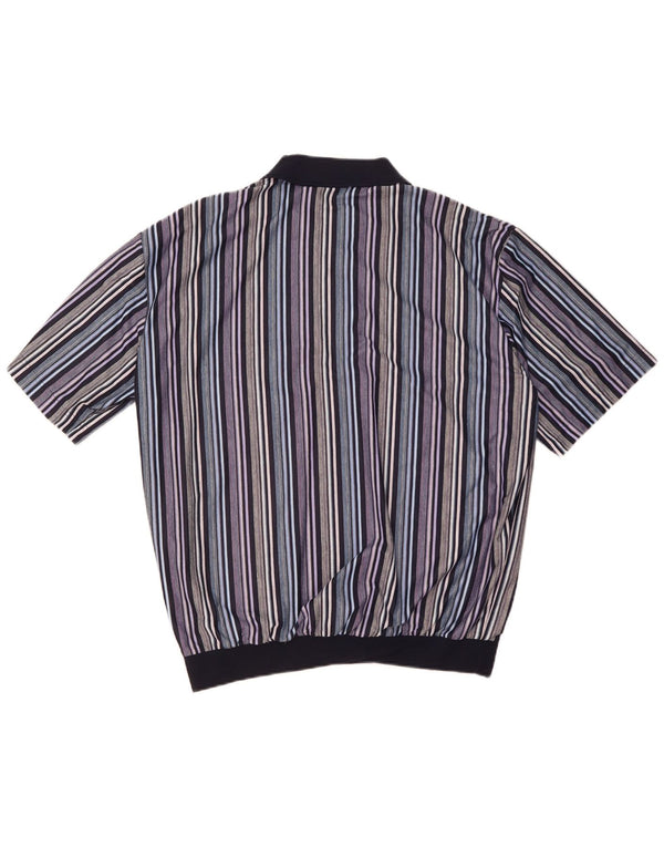 Rionero Herren-Pullover mit Rollkragen, 2XL, mehrfarbig gestreift