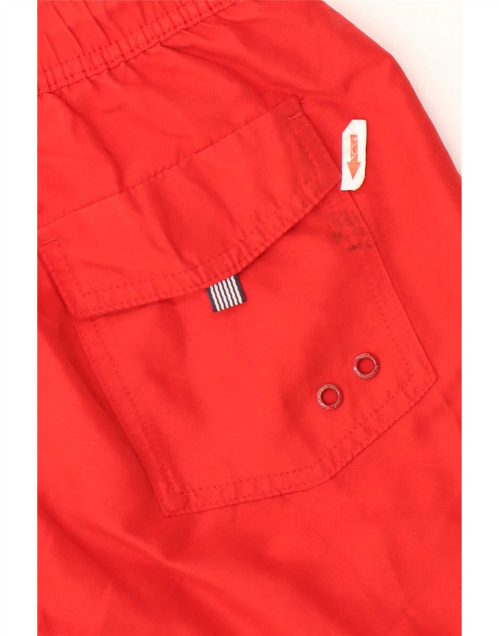 Marks & Spencer Herren-Badeshorts aus mittelrotem Polyester