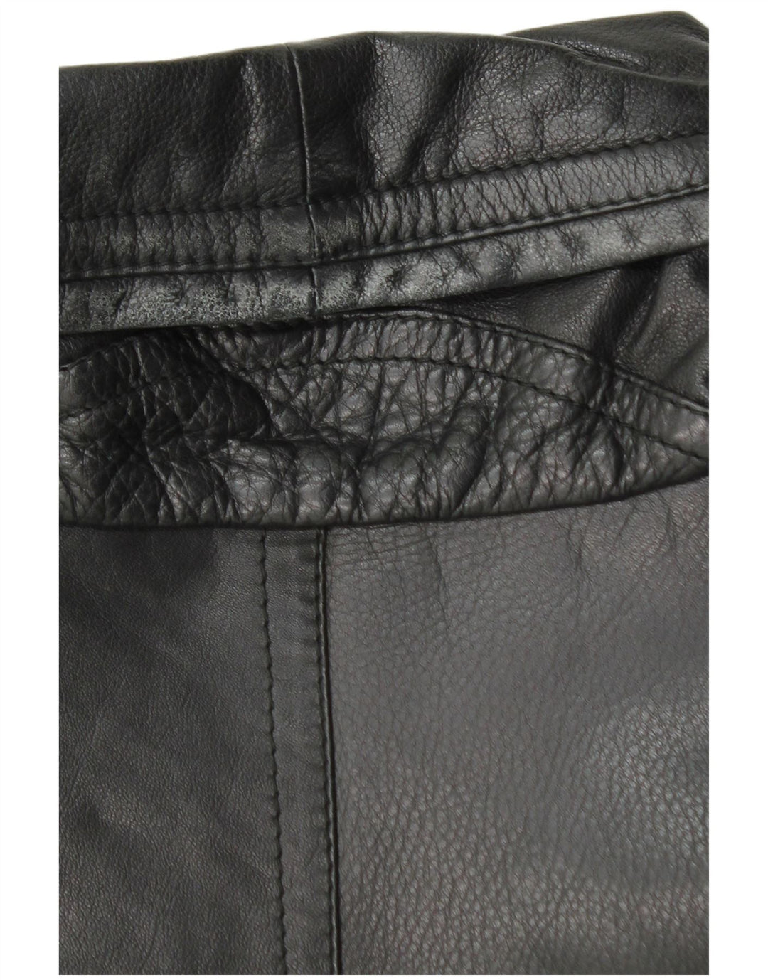 Vittorio Forti Herren Ledermantel IT 48 Medium Schwarz