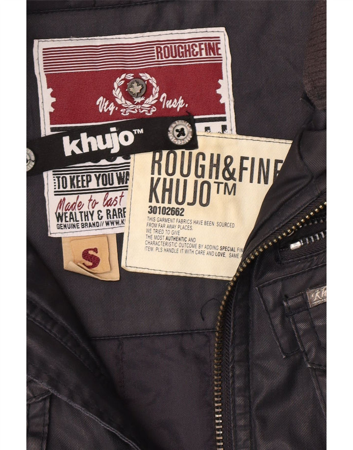 KHUJO Herren Utility-Jacke UK 36 Small Marineblau