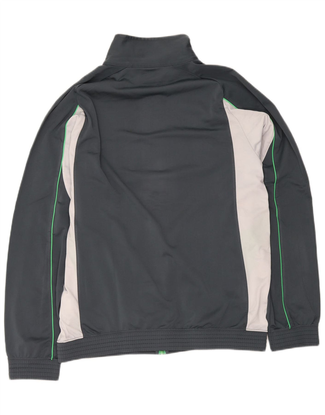 Champion Herren-Trainingsoberteil, Jacke, 2XL, graues Colourblock-Polyester