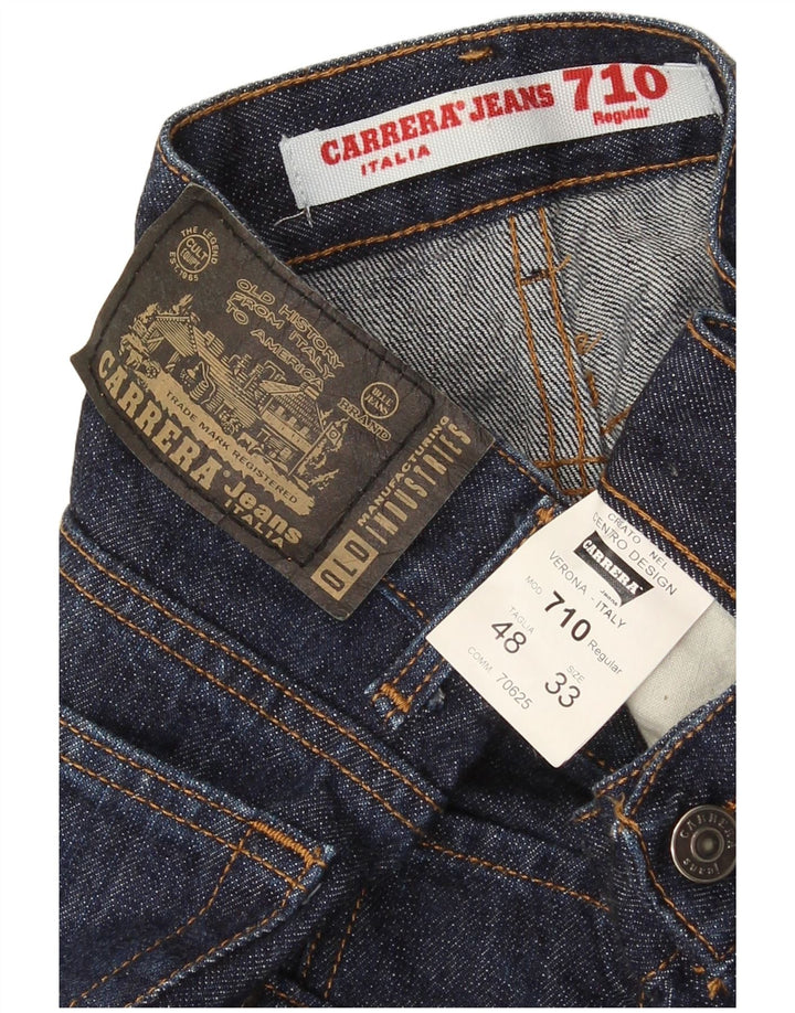 Herren-Jeans mit normaler Passform und gerader Passform, Größe 48, Mittel W33 L33