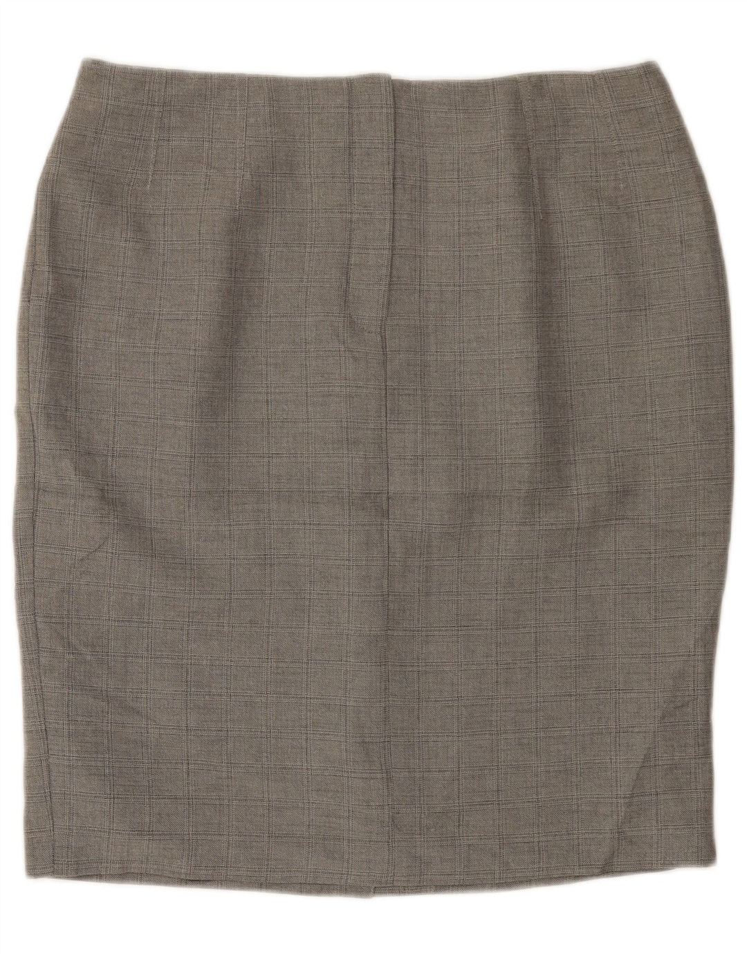 Marks & Spencer Damen Bleistiftrock UK 16 Large W36 Grau Polyester