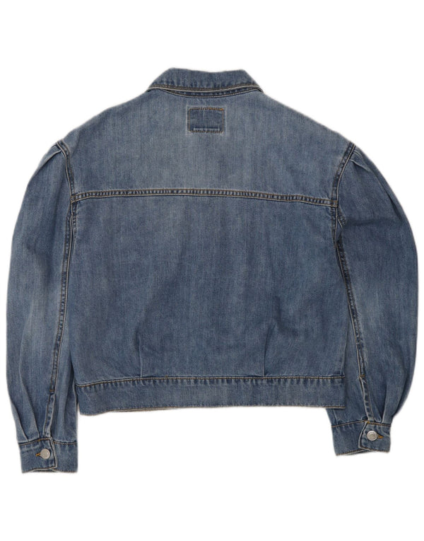 Levi's Jeansjacke für Mädchen, 13–14 Jahre, blaue Baumwolle