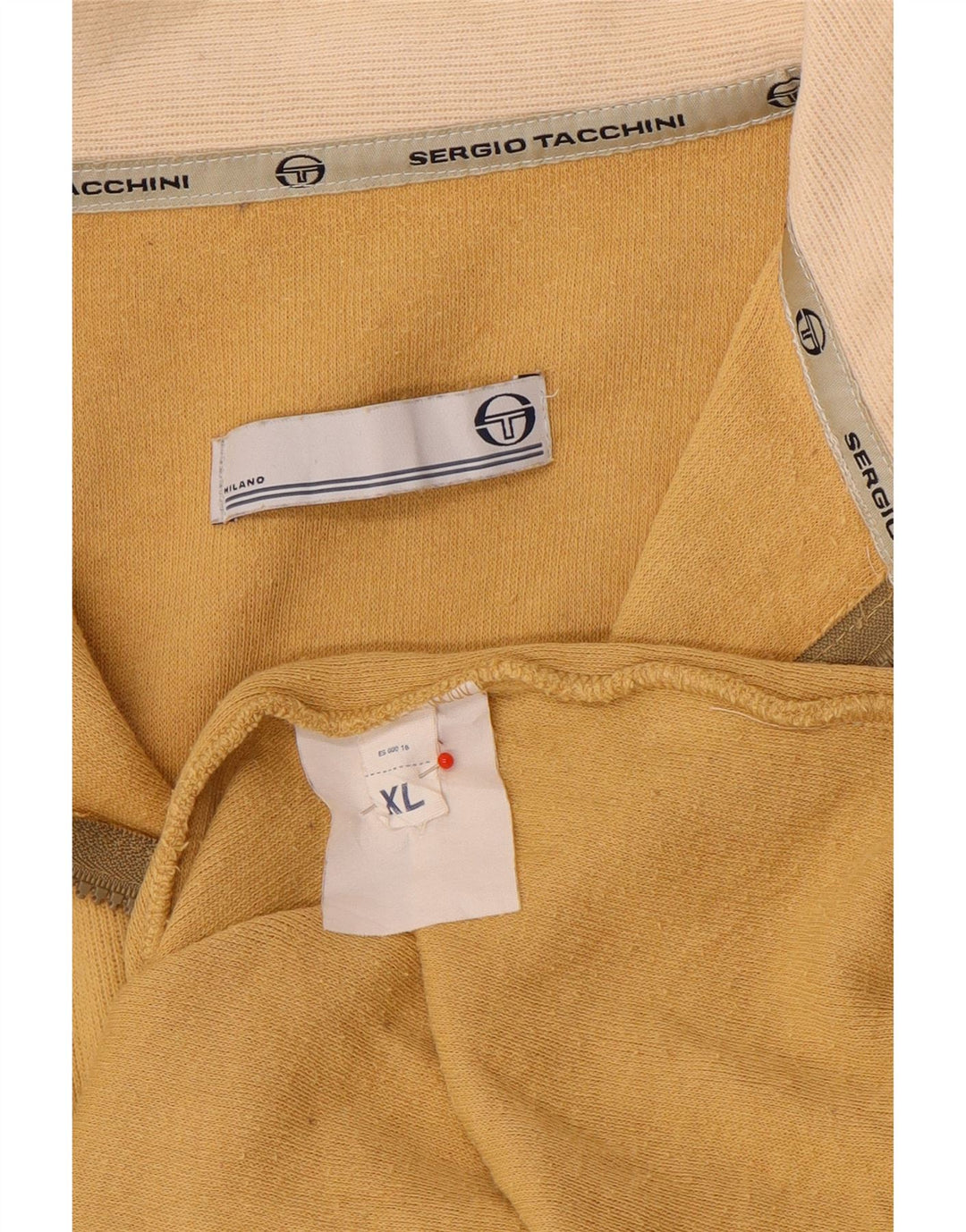 Sergio Tacchini Herren-Pullover mit Reißverschluss, XL, Braun