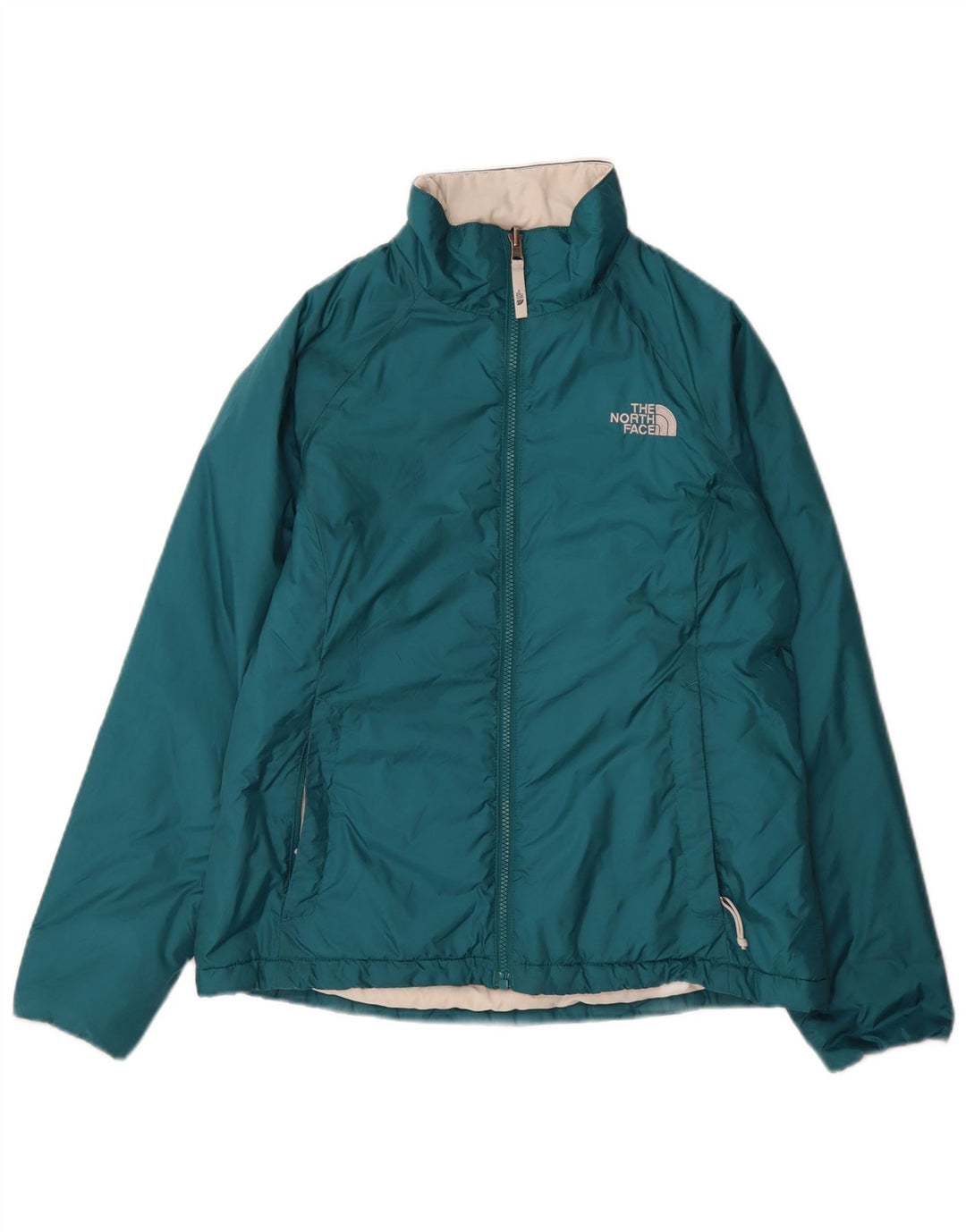 The North Face Damen Liner Bomberjacke UK 14 Mittelblaues Nylon