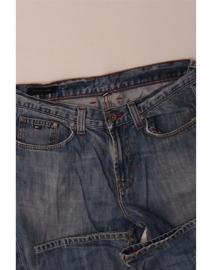 Tommy Hilfiger Herren Straight Jeans W32 L32 Blaue Baumwolle