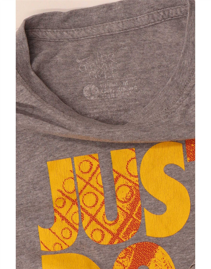 Nike Herren-T-Shirt mit Standard-Passform und Grafik, Mittelgrau
