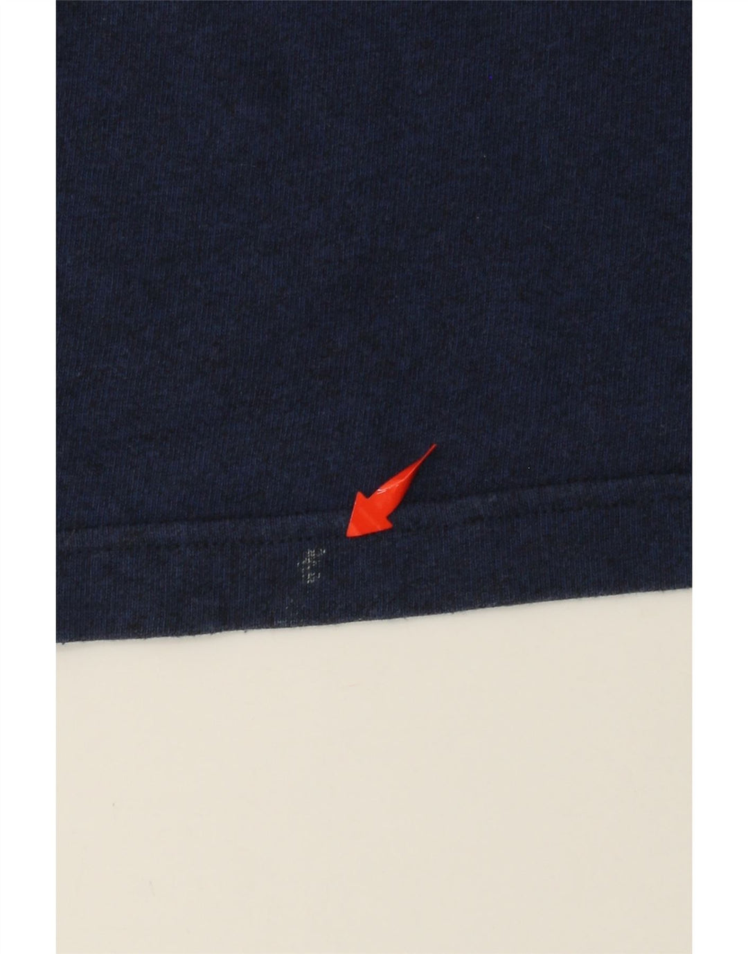 ASICS Herren-Grafik-T-Shirt-Oberteil aus mittelblauer, marineblauer Colourblock-Baumwolle