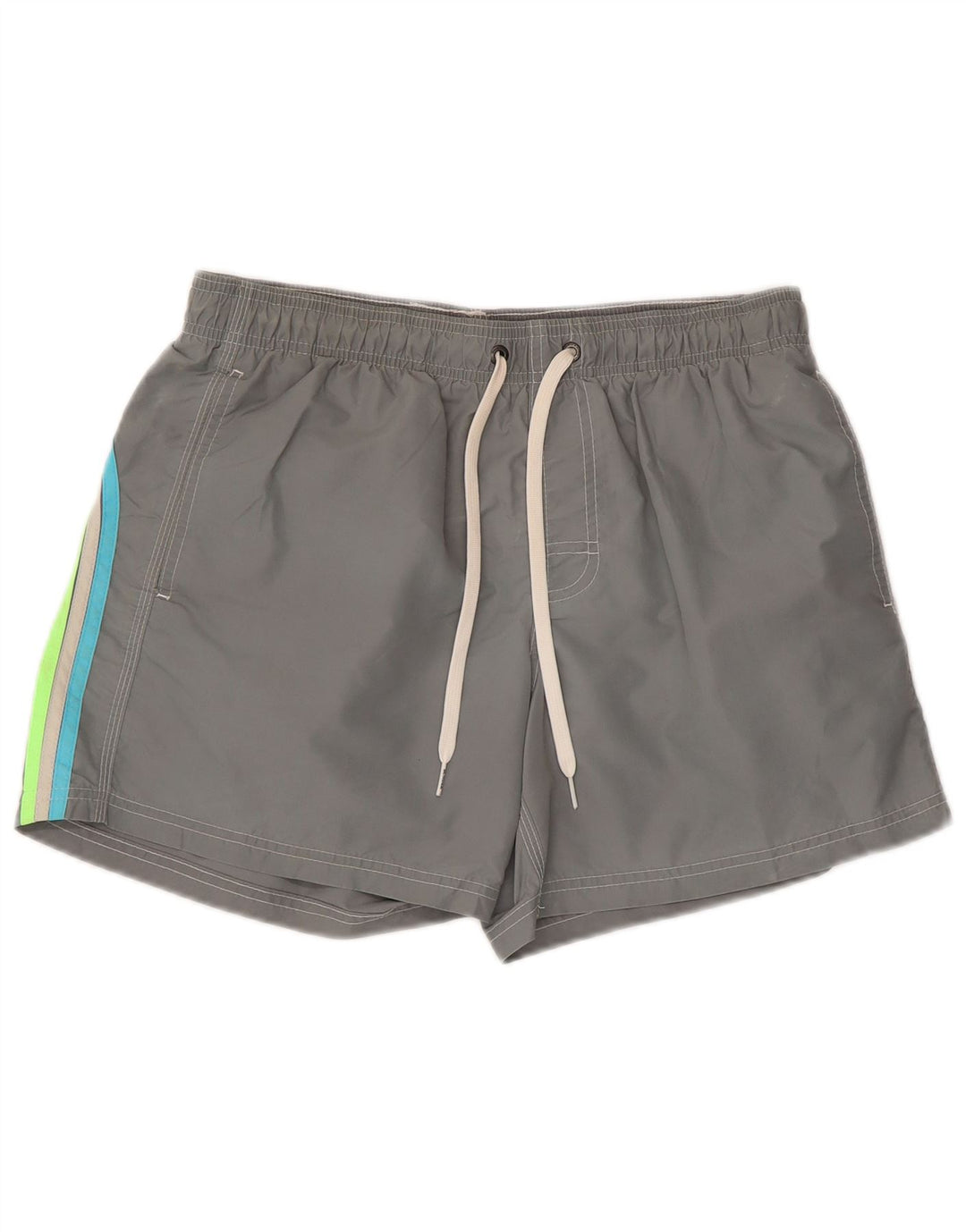 Sundek Herren-Badeshorts aus mittelgrauem Polyester