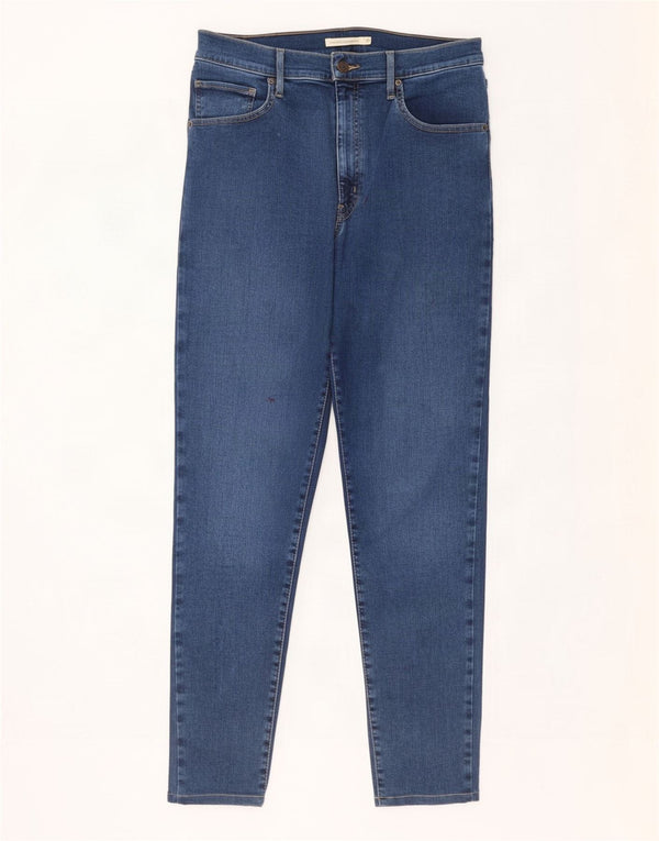Levi's Damen Mile High Super Skinny Jeans W31 L27 Blaue Baumwolle
